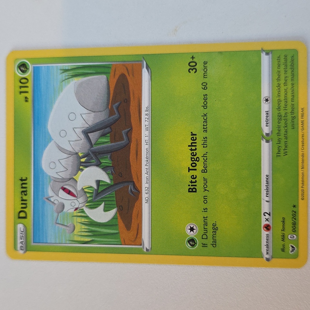 Pokemon Durant Card